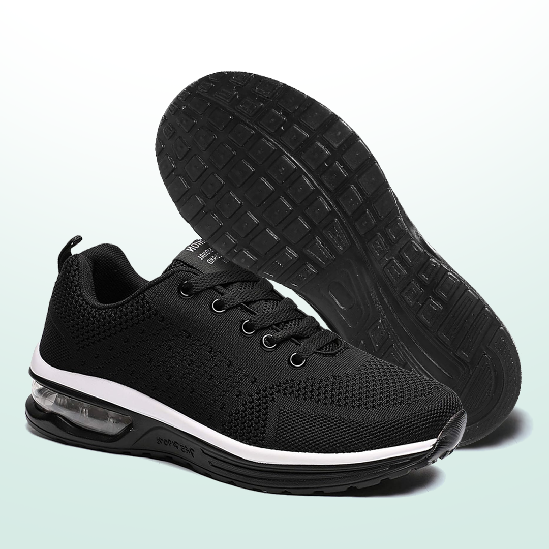 SanoWalk Orthopädische Schuhe - Alles Schwarz