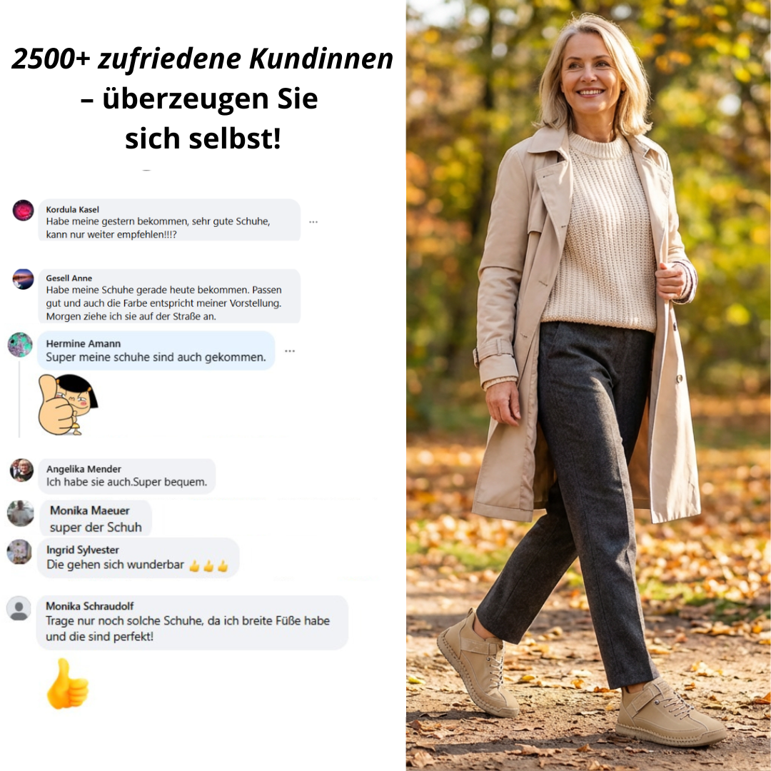 Mia – Komfortable & Schmerzfreie Orthopädische Sneakers