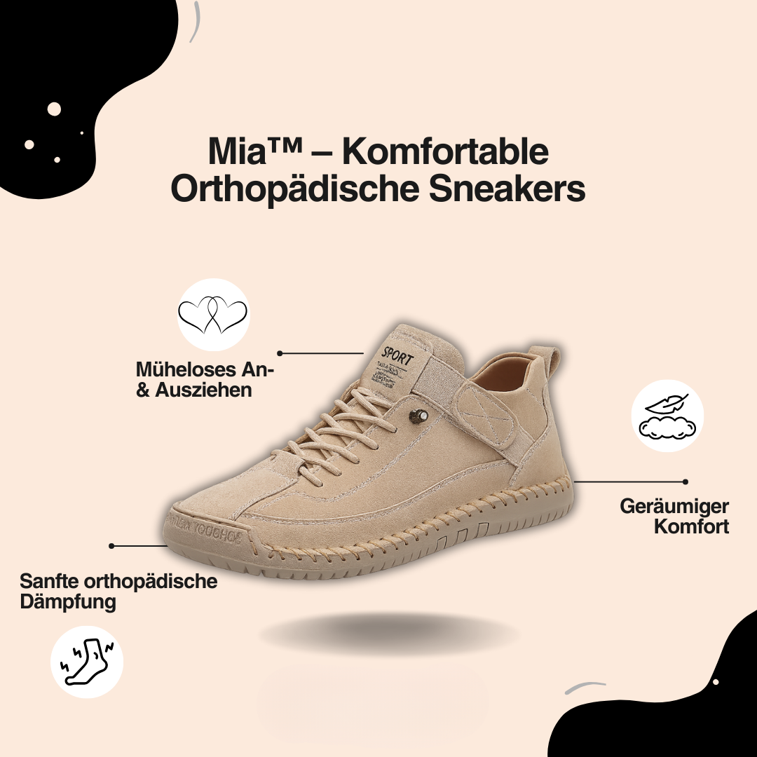 Mia – Komfortable & Schmerzfreie Orthopädische Sneakers